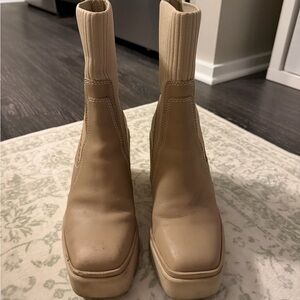 Dolce Vita Tan Ankle Booties